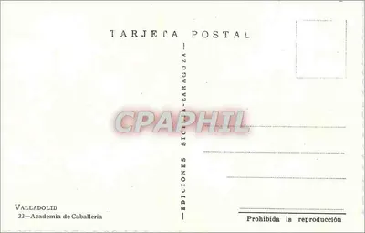 Akademia Kawalerii — Valladolid — Wydawnictwo Sicilia-Zaragoza — Rewers
