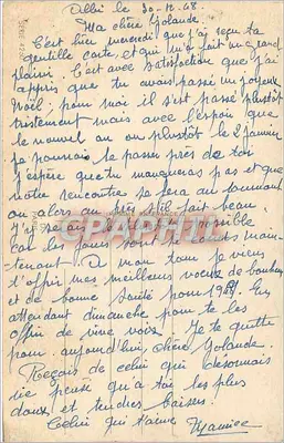 Carta di auguri per l'anno nuovo — editore sconosciuto, serie 429 — Verso