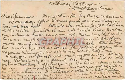 Widok miasta — Bretania — wydawca nie widoczny — Rewers