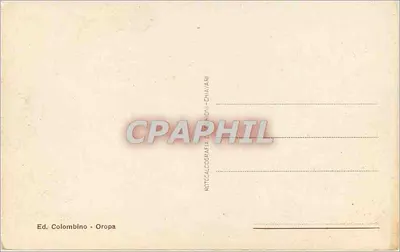 Oropa — Facciata del Juvasa e Scalalone — Wyd. Colombino - Oropa — Rewers