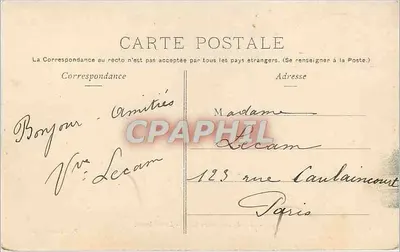 Saint-Germain-en-Laye — O Castelo — P. Marmuse, Paris, n°40 — Verso