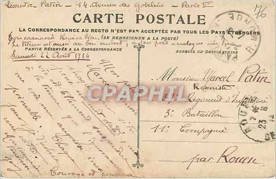 Orival — La Roche à 2 Trous — G.B. 185 — Reverso