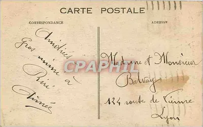 Paris — Torre Saint-Jacques — Restos da Igreja Saint-Jacques de la Boucherie — editor desconhecido, n° 4072 — Verso