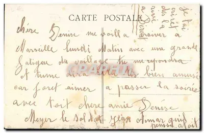 Marseille — A Fontaine Cantini — A. T. — Verso