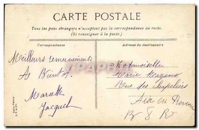 Marseille — Molo Joliète — wydawca L.V. & Cie, n°13 — Rewers