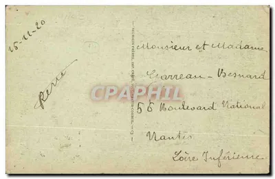 Catedral de Bayeux — Lado da Abside — editor J. NDA, n°9 — Verso