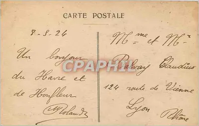 Le Havre — Port Handlowy — G. F., Le Havre — Rewers