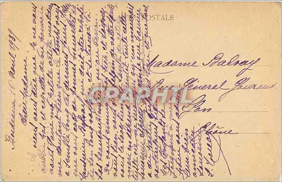 Bordeaux — Katedra (Strona Północna) — Place Pierre-Laffitte — M. D. 147 — Rewers