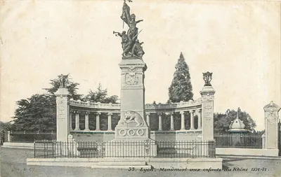 Lyon. Pomnik dzieci Rhône 1870-21 — LIV. & CS, n° 33