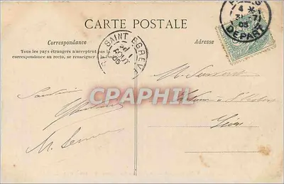 Versailles — Il Palazzo — La Cour de Marbre — C.L.C. — n° 161 — Verso