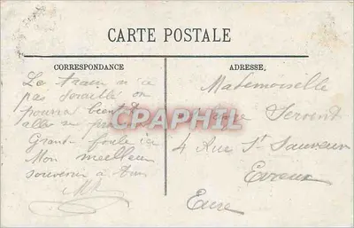 LOURDES — La Procession des Enfants de Marie — Éditeur non visible, nr serii 261 — Rewers