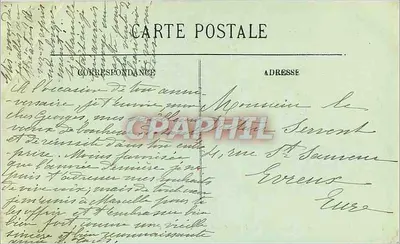 LYON — O Rio Rhône, segundo os irmãos Coustou, escultores de Lyon — LL 98 — Verso