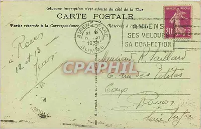 Amiens — Abside katedry — G. Arland, wydawca, nr 26 — Rewers