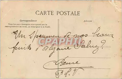 Argélia — Estudo de Cedrat — Verso