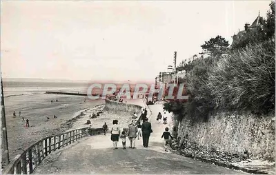 Villerville (Calvados) — A descida para a praia — Edição « La Cigogne »