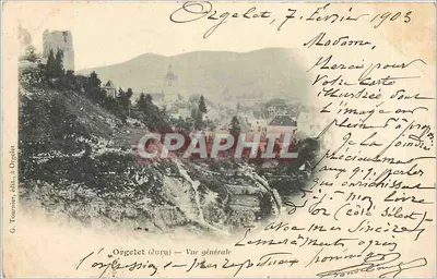 Orgelet (Jura) — Vista geral — G. Tournier, editor, em Orgelet