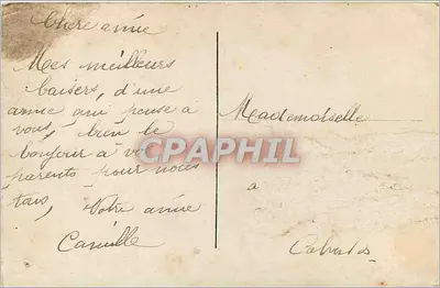 Mulher com galinhas — Felizes Páscoas — DIX 758/2 — Verso