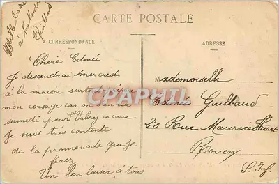 Canteleu (S.-1er) - Floresta de Roumare - Cruzeiro do Carvalho em Leu — Edição Duclos — Verso