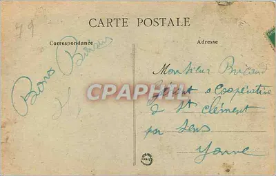 Thouars (D.-S.) — Hotel de Ville nazywany Klasztorem Genovefains w XVIII wieku — Dando-Berry — Rewers