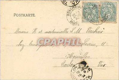 Straßburg — Deel bij de Ill. — Nels, Serie 300 Nr. 38. — Achterkant