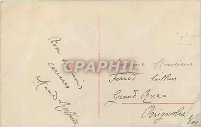 Jovem mulher com coroa de Natal — Feliz Natal — editor RR, n° 3452/5 — Verso