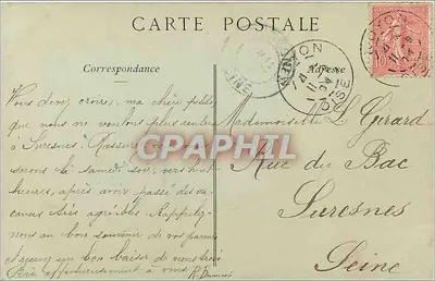 Noyon — Widok Ratusza — kolekcja ND Plet — Rewers