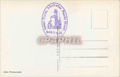 Winterberg (Sauerland) — Rebanho de cabras no Orketal — J.G.F. No. 1278 — Verso