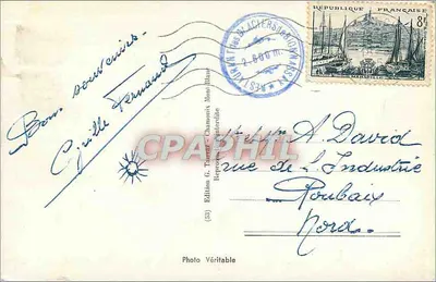 Przyjazd T.M.B. do Nid d'Aigle — 2600 m — Wydawnictwo G. Tarragx Bonn-Biar — Rewers