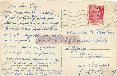 पिक सेसिरे — सुपरबाग्नेर (ऊंचाई 1800 मीटर) — एडिटर अज्ञात — पीछे