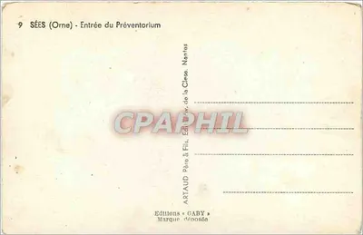 Sées (Orne) - Entrada del Preventorio — Ediciones Gaby, Nantes — Reverso