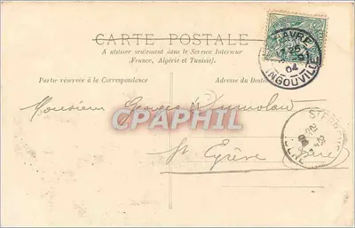 Le Havre — Le Grand Quai et l'Anse des Pêcheurs — N.G. — Verso