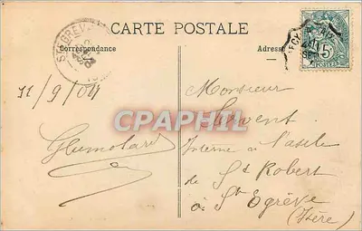 Annecy — Las Antiguas Prisiones — edición A. Gardille, n° 49 — Reverso