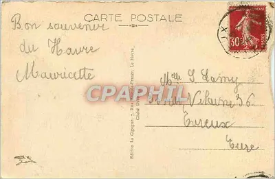 Sala de refeições dos filhos — Navio 'NORMANDIE' — Cie Générale Transatlantique — Verso