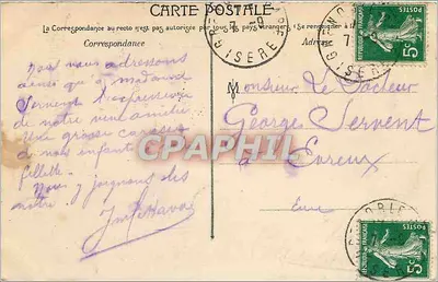 Uriage-lès-Bains — Zamek — fotografie M. Fumey — Rewers