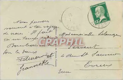 CANNES - A Croisette — edição de Cannes de France, n°114 — Verso