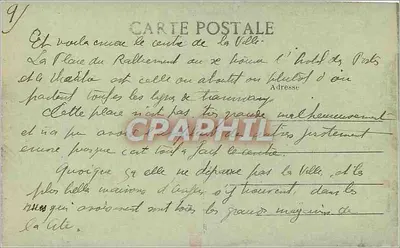 Angers — O Teatro — Place du Ralliement — L. V., fot. — Verso