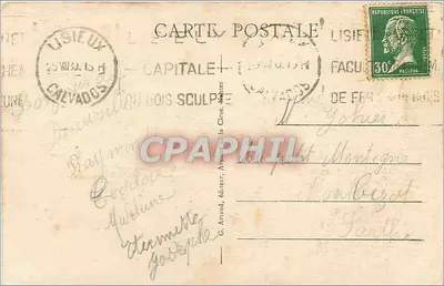 Deauville, "La Plage Fleurie" — El Hotel Royal y la Escuela de Educación Física — G. Armand, editor — Reverso