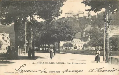 Uriage-les-Bains — A Promenade — Edição Giletta, fot. Nice, n°5