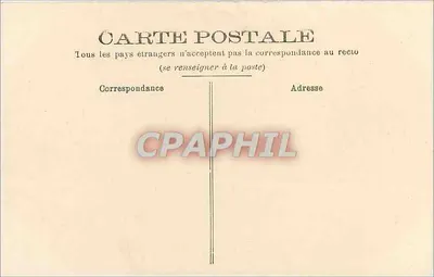 Tours — Place du Palais — éditeur Grand B. O. Dourges, n° B 21 — Rewers