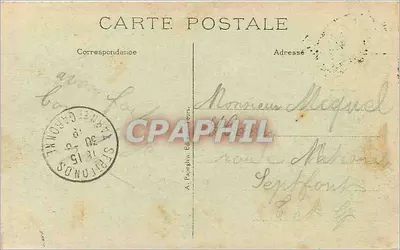 Tours (Indre-et-Loire) - Placze Descartes i Rabelais - Most kamieniany i Loara - A.P. — Rewers