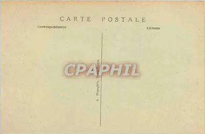 Azay-sur-Indre — O Castelo (séculos XV e XVI) (Lado Sul) — A. P. — Verso