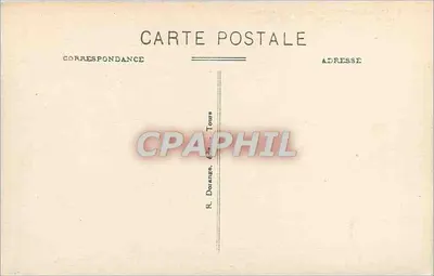 Azay-le-Rideau (Indre-et-Loire) — El Castillo, fachada meridional — R. D. — Reverso