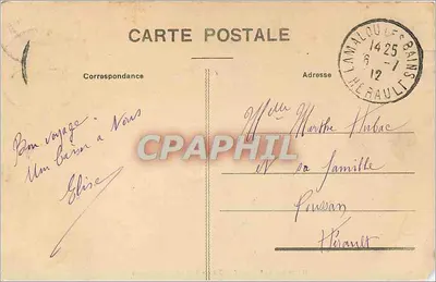 Lamalou-les-Bains — Kasyno — Hérault, nr 327 — Rewers