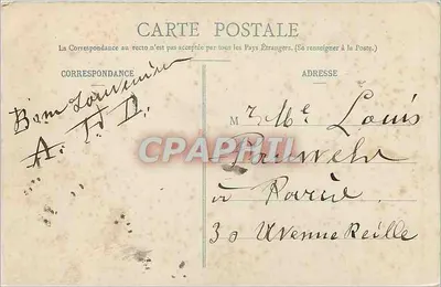Noyon - Panorama — G. Compiègne, foto. — República Francesa — Verso
