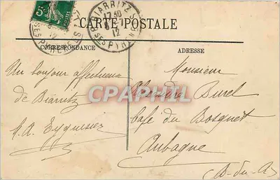 Blarritz — Vista Geral da Praia — LL, n° 270 — Verso