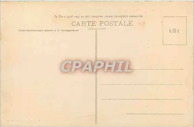 Reims — Porte Mars, alte gallo-römische Pforte — Thourlier, Verleger, Reims 5 — Rückseite