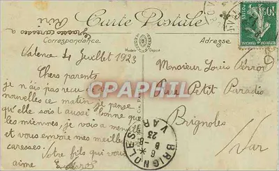 Valence — Kasa oszczędności — L.L. — Rewers