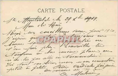 L'Argonne - L'Aisne no Pont-Rouge — Sainte-Ménéhould — Edição E. Morsgon, Sainte-Ménéhould, n° B-239 — Verso