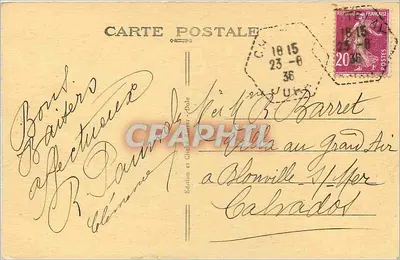 Morez (Jura) — Vista Geral — Edição e Châtelard — Verso