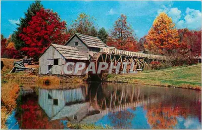 Mabry Mill — Virgínia — Publicado por Mayer Post Card Co.